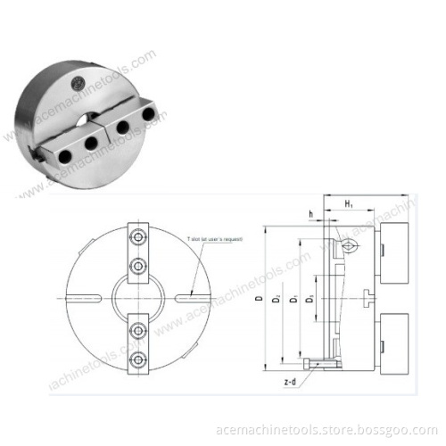 Two Jaw Self Centering Scroll Chucks